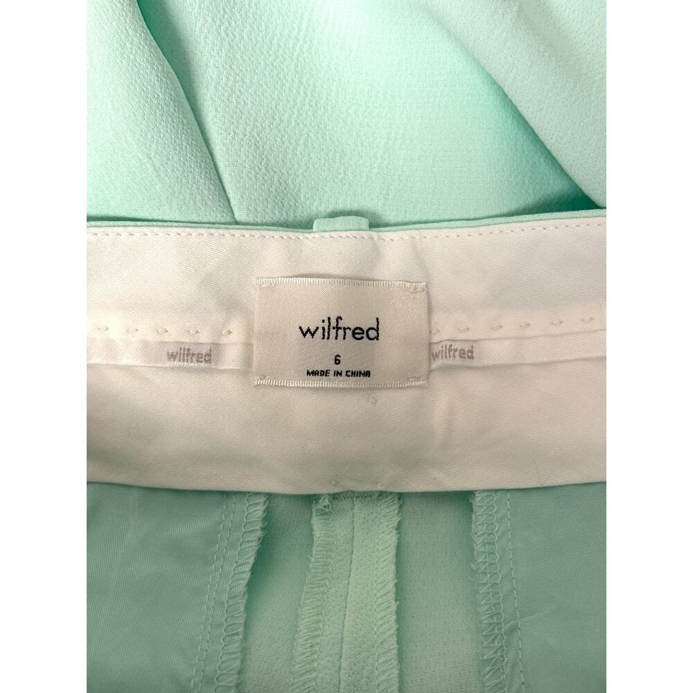 Aritzia The Effortless Pants 6 Womens Wilfred White Crepette Trouser - Picture 6 of 7